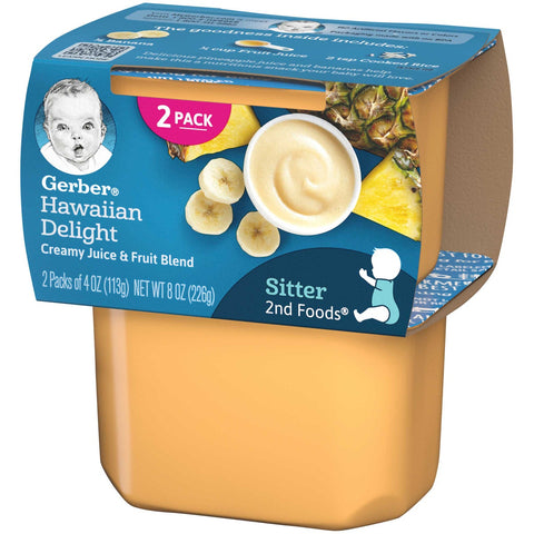 Gerber NatureSelect 2nd Foods Hawaiian Delight Dessert, 7 Ounce -- 8 per case.