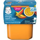 Gerber 2nd Foods Mango Apple Twist Baby Food, 4 Ounce -- 16 per case