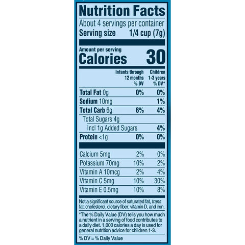 Graduates Fruit and Veggie Melts Very Berry Blend Snacks, 1 Ounce -- 7 per case.