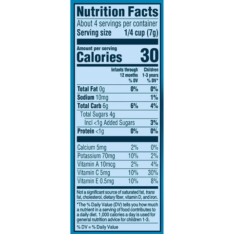 Graduates Fruit and Veggie Melts Truly Tropical Blend Snacks, 1 Ounce -- 7 per case.
