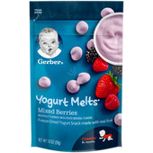 Graduates Yogurt Melt Mixed Berry Fruit and Yogurt Snacks, 1 Ounce -- 7 per case.