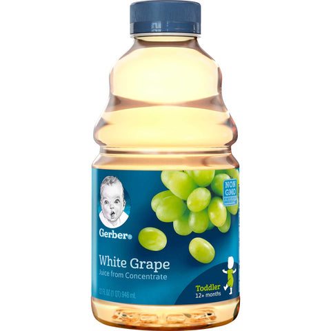 Gerber White Grape Juice, 32 Fluid Ounce -- 6 per case.