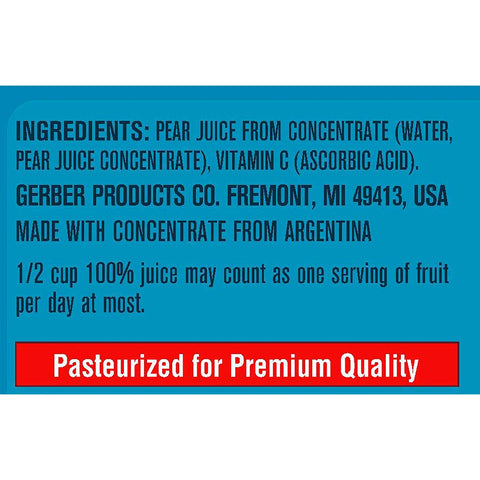 Gerber Pear Juice, 32 Fluid Ounce -- 6 per case.