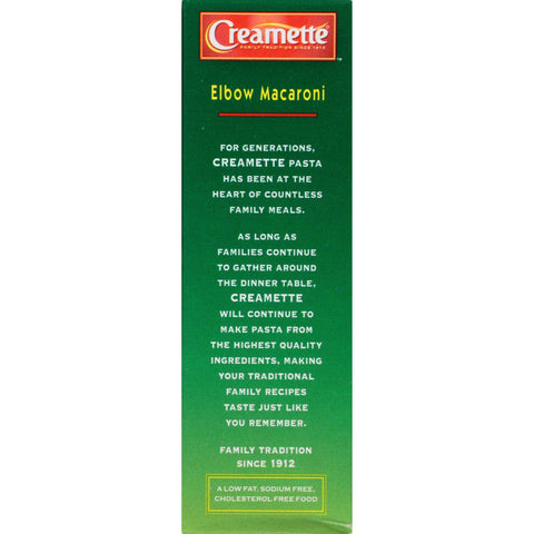 Creamette Elbow Macaroni, 7 Ounce -- 12 per case.