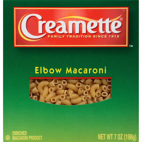 Creamette Elbow Macaroni, 7 Ounce -- 12 per case.
