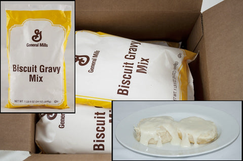 General Mills Value Biscuit Gravy Mix 6 Case 1.5 Pound