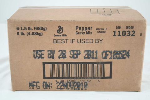 General Mills Value Pepper Biscuit Gravy 6 Case 1.5 Pound
