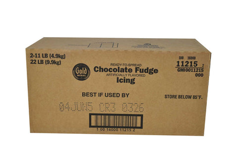 Gold Medal Chocolate Fudge Ready To Serve Icing, 11 lbs -- 2 per case