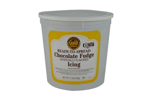 Gold Medal Chocolate Fudge Ready To Serve Icing, 11 lbs -- 2 per case