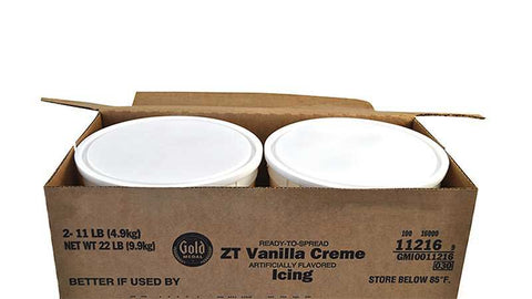 Gold Medal Vanilla Creme Ready To Serve Icing, 11 lbs -- 2 per Case