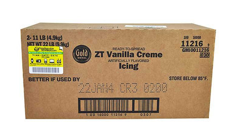 Gold Medal Vanilla Creme Ready To Serve Icing, 11 lbs -- 2 per Case