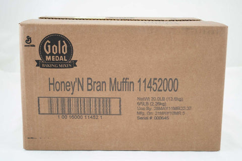Gold Medal Honey 'n Bran Muffin Mix, 5 pound -- 6 per case