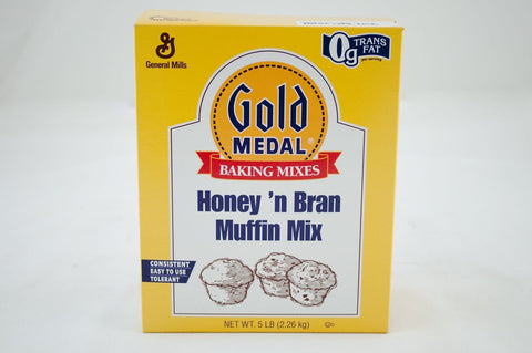 Gold Medal Honey 'n Bran Muffin Mix, 5 pound -- 6 per case