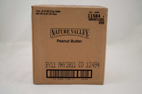 General Mills Peanut Butter Nature Valley Crunchy Granola Bar 144 Case .74 Ounce