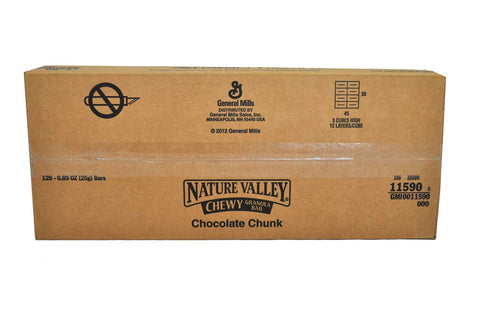 Nature Valley Chocolate Chip Chewy Granola Bar, 0.89 ounce -- 120 per case