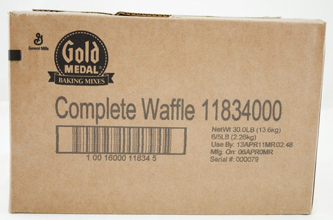 Gold Medal Complete Waffle Griddle Mix 6 Case 5 Pound
