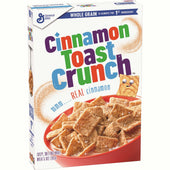 Cinnamon Toast Crunch Crispy Sweetened Whole Wheat and Rice Cereal, 12 Ounce -- 12 per case.