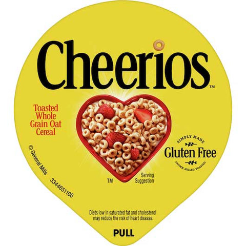 Cheerios Cereal in a Cup, 1.3 Ounce -- 10 per case.