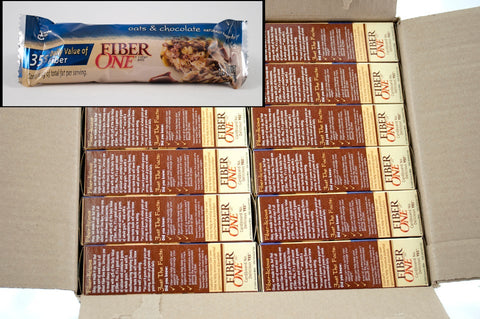 Fiber One Oats and Chocolate Chewy Granola Bar, 5 count per pack -- 12 per case.