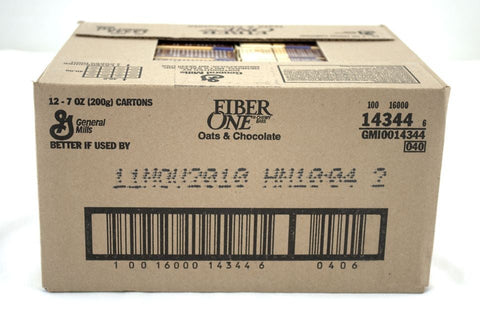 Fiber One Oats and Chocolate Chewy Granola Bar, 5 count per pack -- 12 per case.