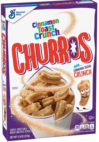 Cinnamon Toast Crunch Mid Churros, 11.9 Ounce -- 12 per case