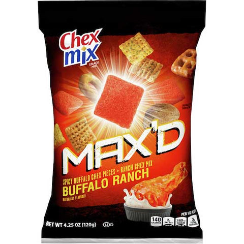 Chex Mix MAX D Buffalo Ranch Snack Mix, 4.25 Ounce -- 8 per case