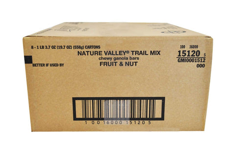 Nature Valley Fruit and Nut Chewy Trail Mix Bar - 1.2 oz. bar, 128 per case