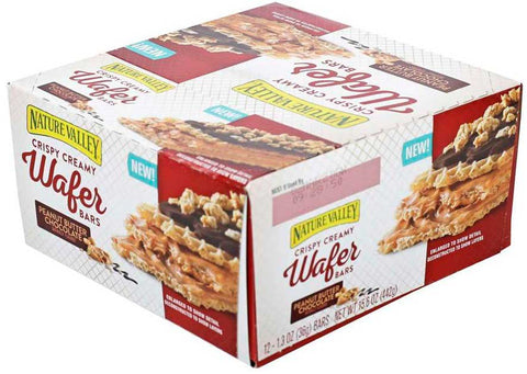 Nature Valley Peanut Butter Chocolate Wafer Bar, 1.3 Ounce - 12 count per pack -- 4 packs per case