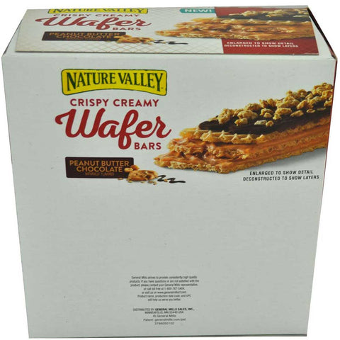 Nature Valley Peanut Butter Chocolate Wafer Bar, 1.3 Ounce - 12 count per pack -- 4 packs per case