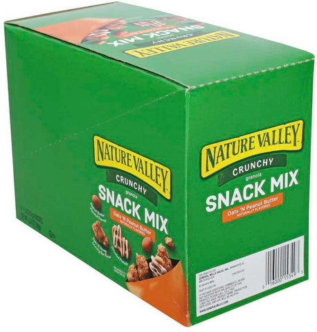 Nature Valley Oats N Peanut Butter Crunchy Snack Mix, 10.8 Ounce -- 6 per case