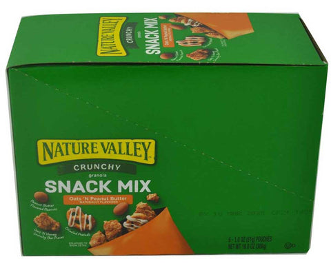 Nature Valley Oats N Peanut Butter Crunchy Snack Mix, 10.8 Ounce -- 6 per case