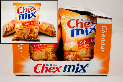 Chex Cheddar Snack Mix, 2.5 Ounce -- 12 per case.