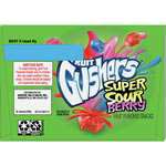 Fruit Gushers Super Sour Berry Fruit Snacks, 2 Ounce -- 108 per case