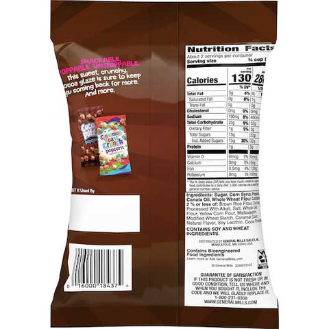General Mills Cocoa Puffs Popcorn, 2.25 Ounce -- 7 per case