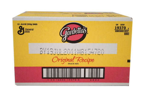 Gardettos Original Recipe Snacks Mix, 8.6 Ounce -- 12 per case.