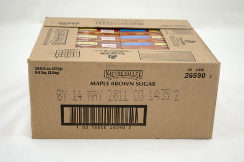 Nature Valley Maple Brown Sugar Crunchy Granola Bar, 8.94 Ounce -- 12 per case.