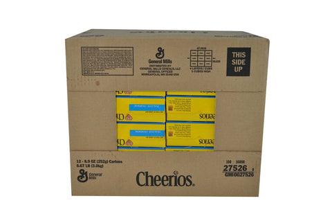 General Mills Cheerios Toasted Whole Grain Oat Cereal, 8.9 Ounce -- 12 per case.