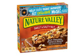 Nature Valley Sweet and Salty Nut Dark Chocolate Peanut Almond Snack Bar, 7.44 Ounce -- 12 per case.
