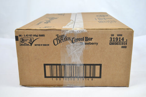 Team Cheerios Strawberry Cereal Bar, 1.42 Ounce -- 96 per case.