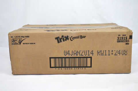 Trix Cereal Bar, 1.42 Ounce -- 96 per case.