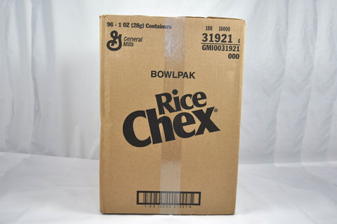 Rice Chex Cereal Bowl Pak, 1 Ounce -- 96 per case.
