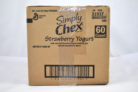 Simply Chex Strawberry Yogurt, 1.03 Ounce -- 60 per case.