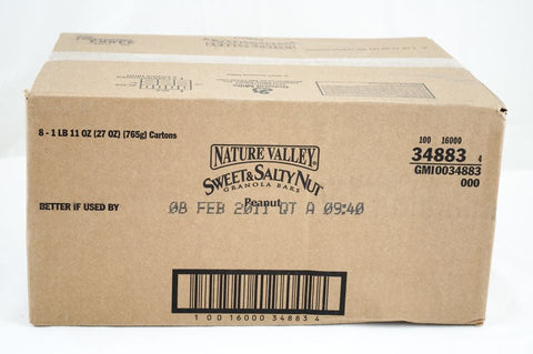 Nature Valley Chewy Sweet and Salty Peanut Granola Bars, 1.8oz Bars -- 120 Bars Per Case
