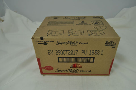 Betty Crocker Supermoist Carrot Cake Mix, 15.25 Ounce -- 12 per case.