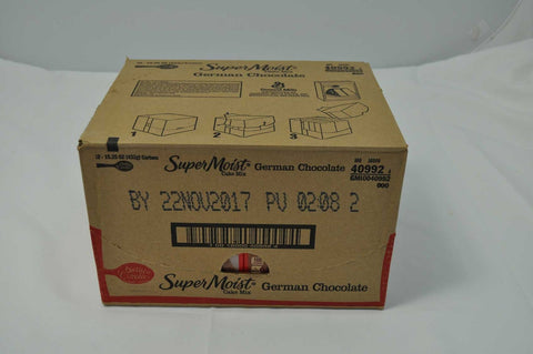 Betty Crocker Supermoist German Chocolate Cake Mix, 15.25 Ounce -- 12 per case.