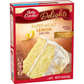 Betty Crocker Supermoist Lemon Cake Mix, 15.25 Ounce -- 12 per case.