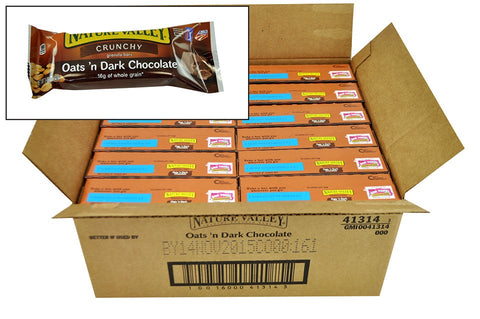 Nature Valley Dark Chocolate Crunchy Granola Bar, 8.94 Ounce -- 12 per case.
