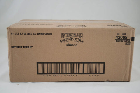 General Mills Nature Valley Sweet and Salty Almond Nut Granola Snack Bar, 1.2 Ounce -- 128 per case.