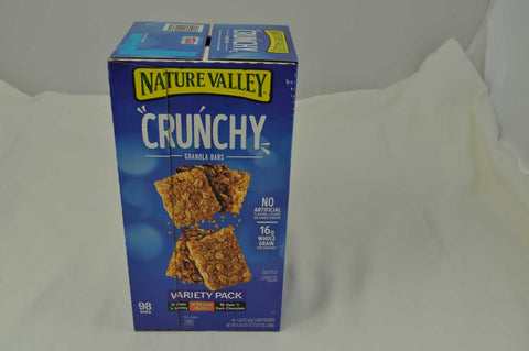 Nature Valley Crunchy Variety Pack Granola Bars, 73.01 Ounce -- 162 per case.