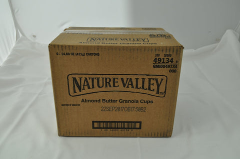 Nature Valley Almond Butter Granola Cups, 14.88 Ounce -- 6 per case.